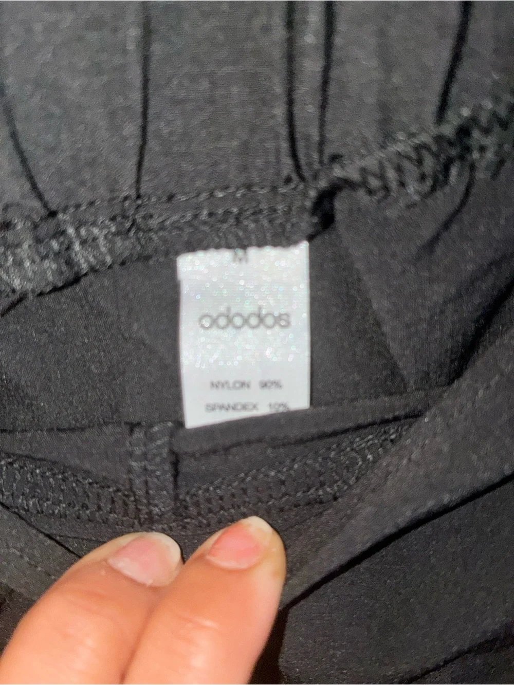 ODODOS Black Stretch Performance Shorts | Pull-On Pocket Shorts | Size M - Picture 5 of 5